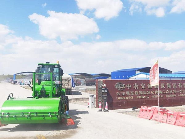 中冶交通清掃車使用現(xiàn)場